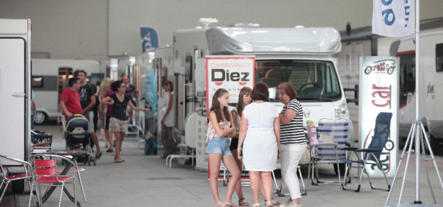 Exposición de caravaning en la Feria de Muestras de Valladolid