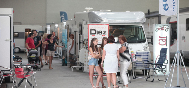 Exposición de caravaning en la Feria de Muestras de Valladolid