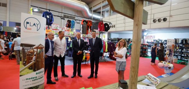 Los equipamientos urbanos de los vallisoletanos Play 360 participan por primera vez en la Feria de Muestras