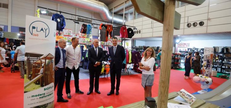 Los equipamientos urbanos de los vallisoletanos Play 360 participan por primera vez en la Feria de Muestras