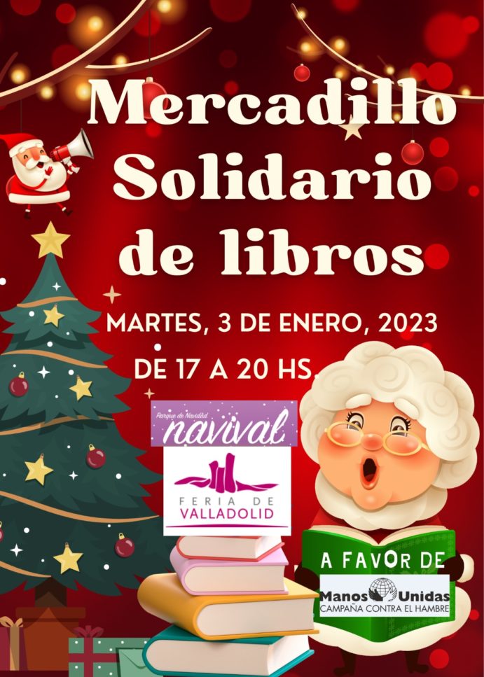 Mercadillo de libros solidarios el 3 de enero en Navival