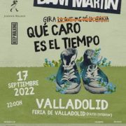 El patio exterior de la Feria de Valladolid acogerá este 17 de septiembre el concierto de Dani Martín de la gira «Qué caro es el tiempo»